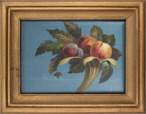 Неизвестный художник. Натюрморт с персиками 